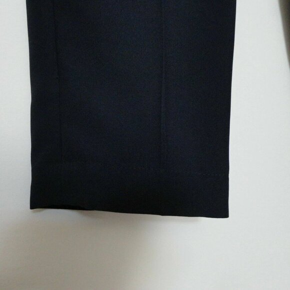 NWT AKRIS Navy Viscose Slim Leg Mia Trouser Pants 4 - Picture 3 of 5
